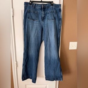 Old Navy Blue Flare Women's Jeans